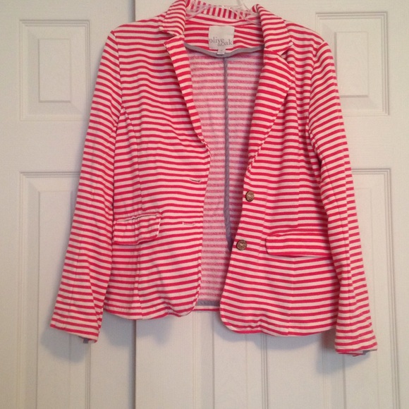 Anthropologie Olive & Oak Striped Women's Blazer - Picture 3 of 8